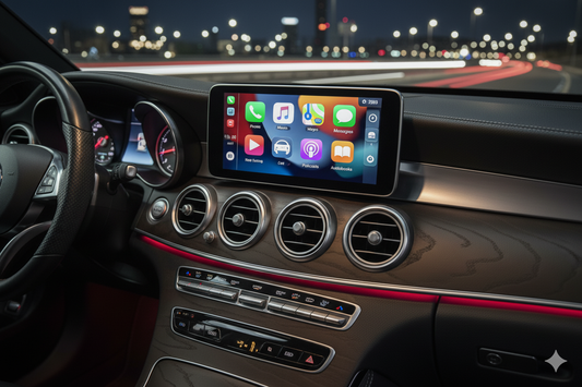 Pantalla para coche con Carplay + Android auto de autovibe