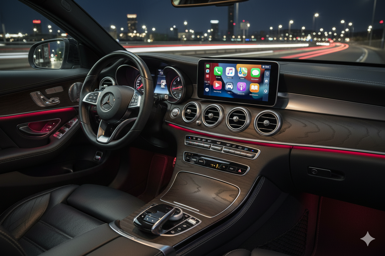 Pantalla para coche con Carplay + Android auto de autovibe